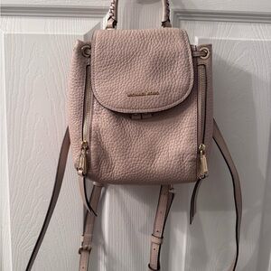Michael Kors Blush Textured Backpack